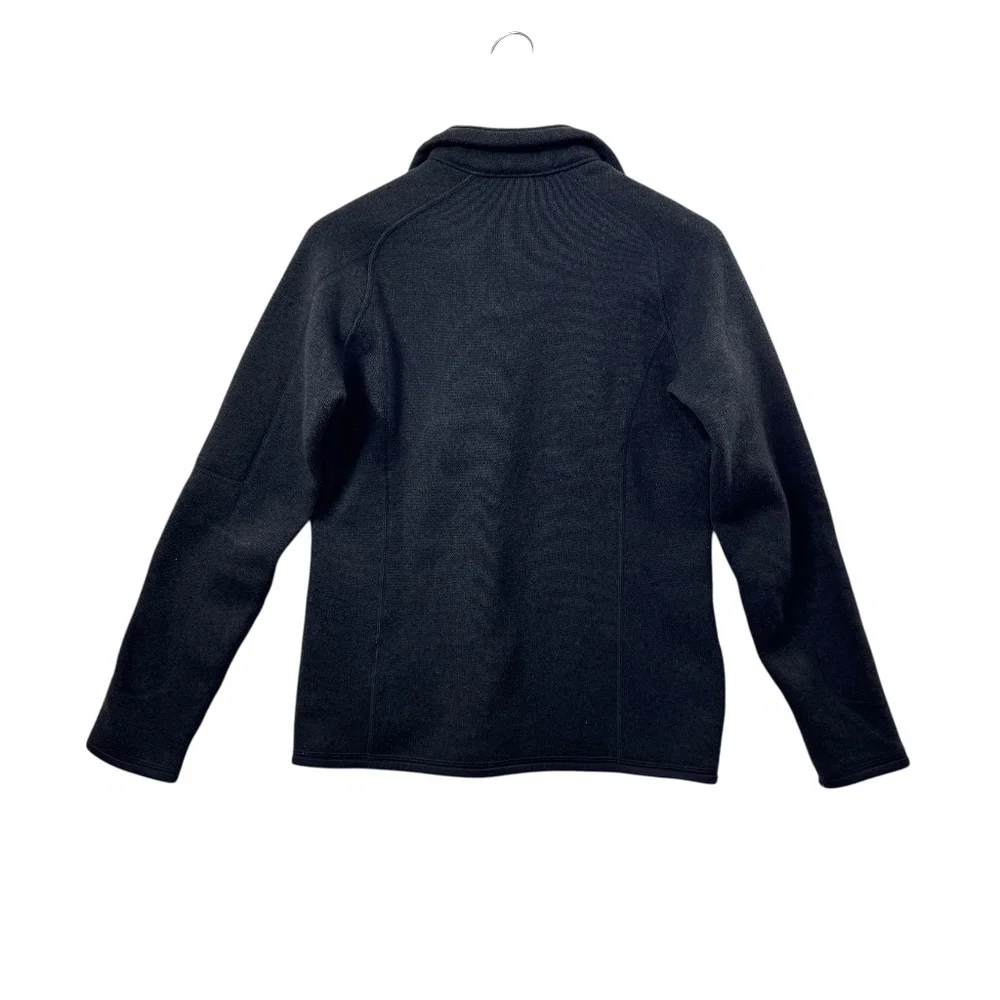 Patagonia Women Better Sweater 1/4-Zip Fleece Black Size M Warm Outdoor Pullover